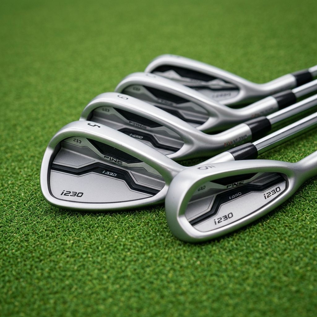 Ping i230 Iron Set (4-PW) - laser engraved golf club