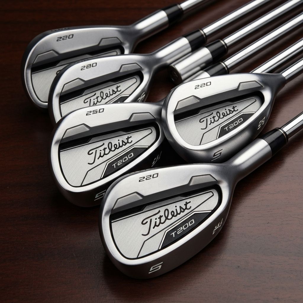 Custom Titleist T200 Iron Set (5-PW) - laser engraved golf club